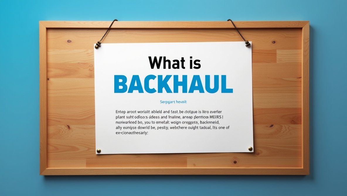 what is backhaul